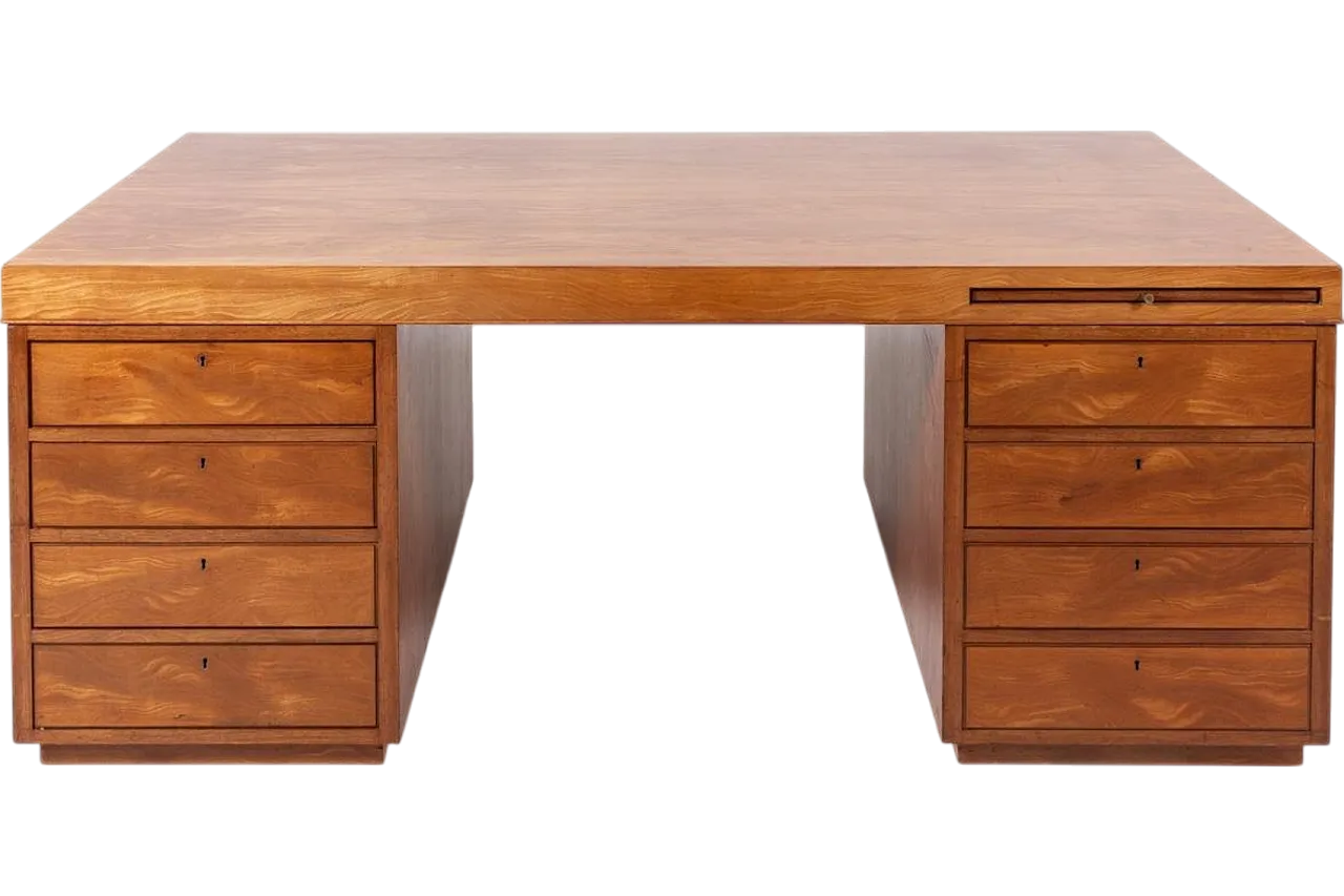 Large Danish Modern Executive Desk from C.B. Hansens Etabl., 1960s 19