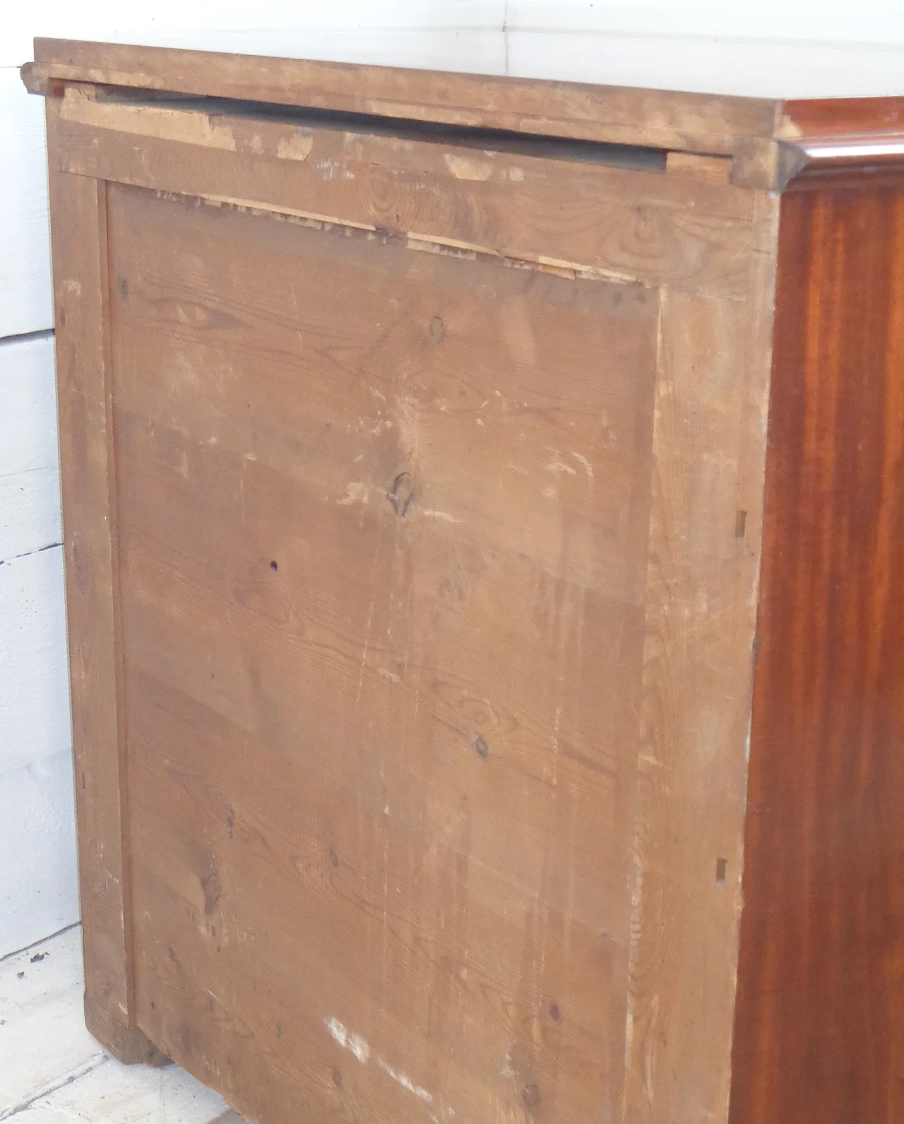 Biedermeier chest of drawers with secretaire in mahogany, 19th century 3