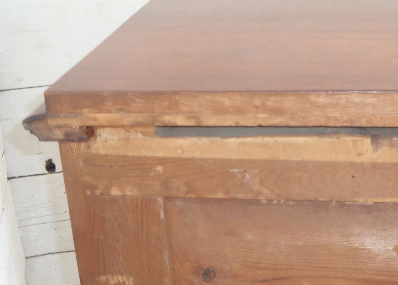 Biedermeier chest of drawers with secretaire in mahogany, 19th century 6