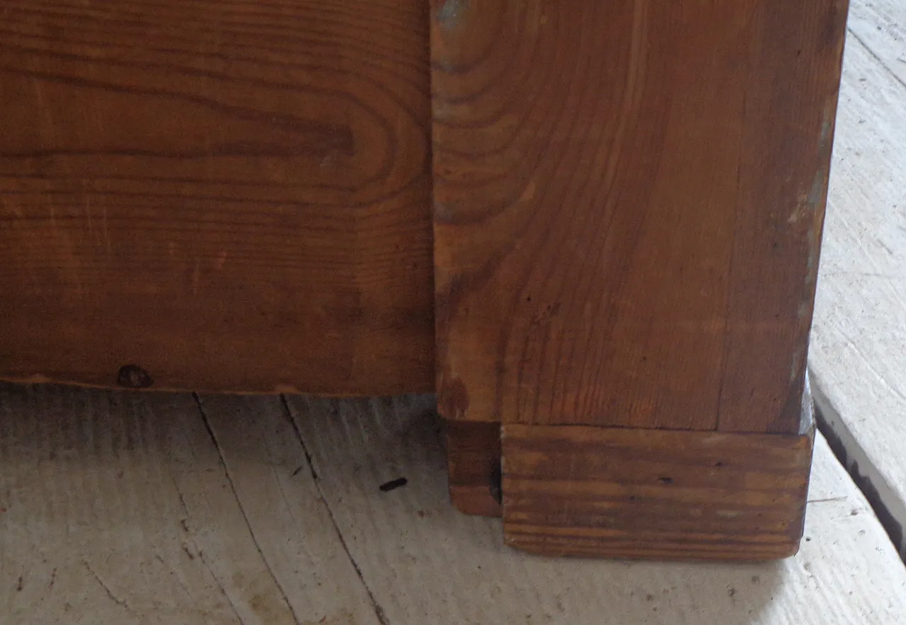 Biedermeier chest of drawers with secretaire in mahogany, 19th century 8