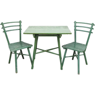 Table with two dining chairs by Michael Thonet for Thonet, 1930s