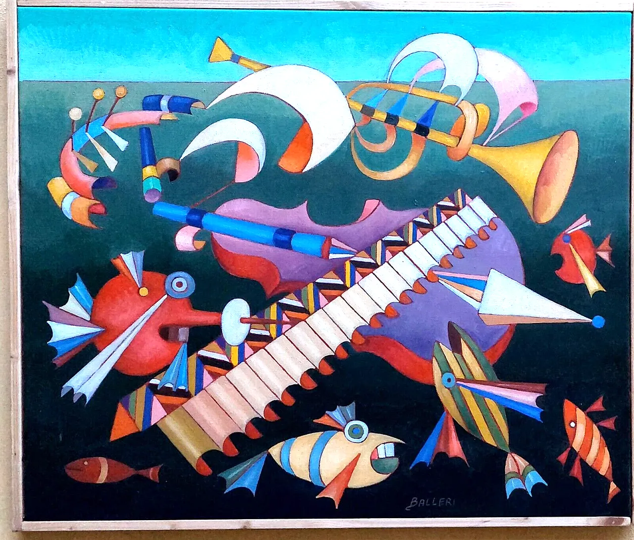 Sea and Music, oil on canvas, 1940s 2