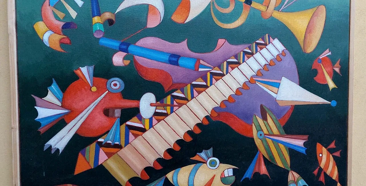 Sea and Music, oil on canvas, 1940s 3