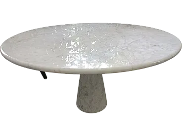 M Series table in marble by Angelo Mangiarotti for Tisettanta, 1980s