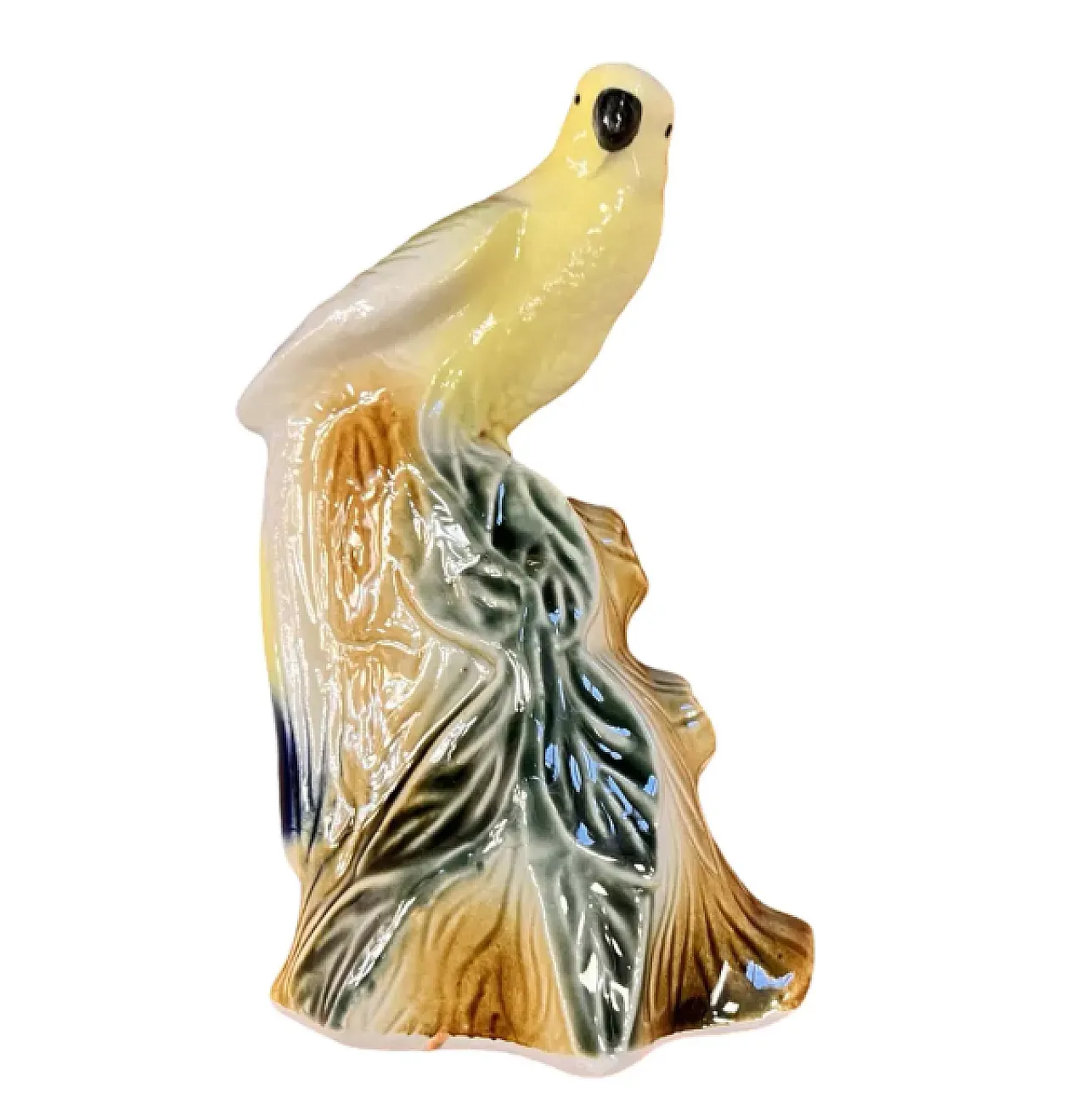 Ceramic figurine depicting a parrot, 1980s 7