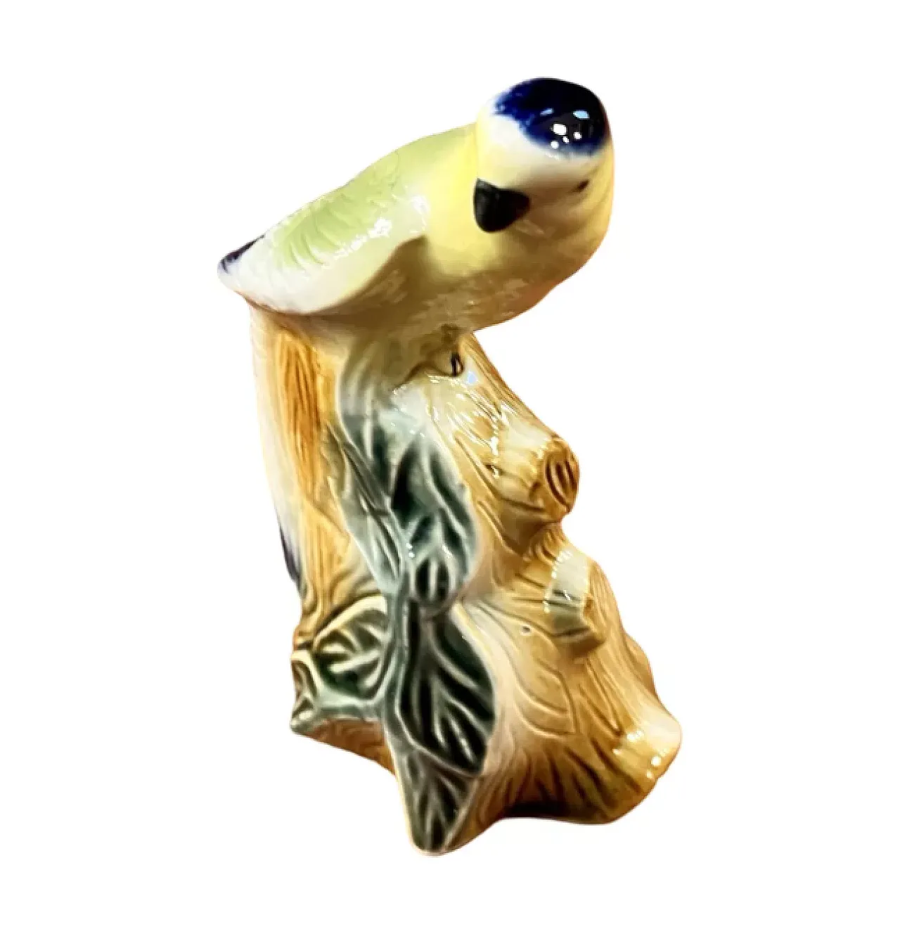 Ceramic figurine depicting a parrot, 1980s 9