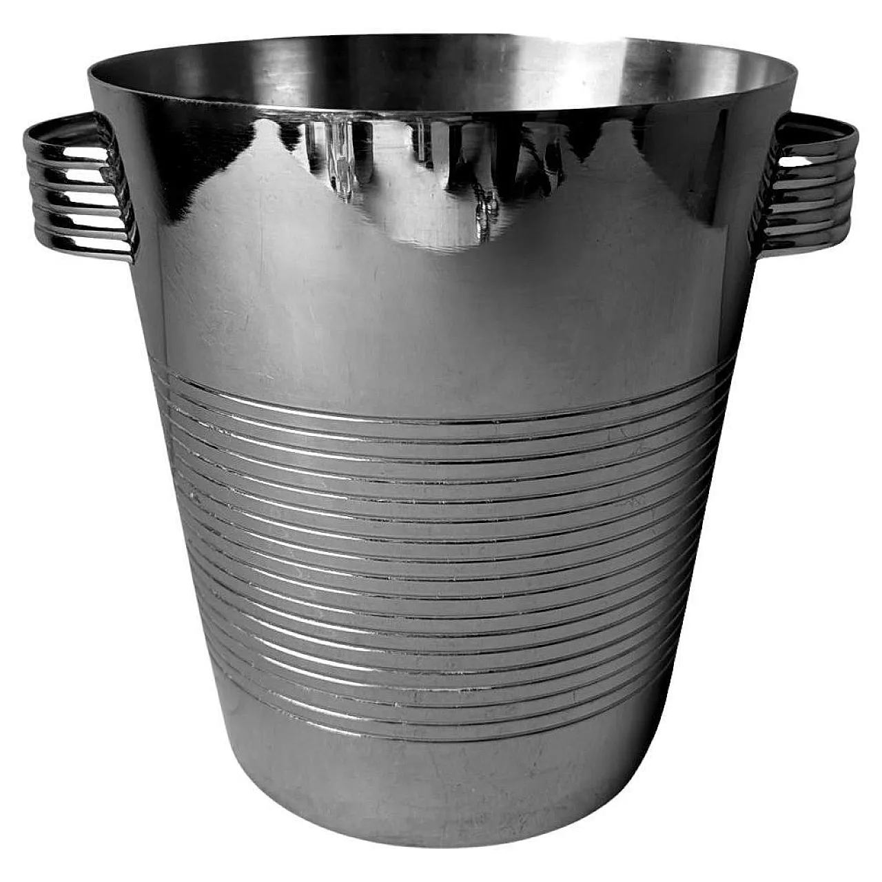 Stainless steel champagne bucket, 1950s 1