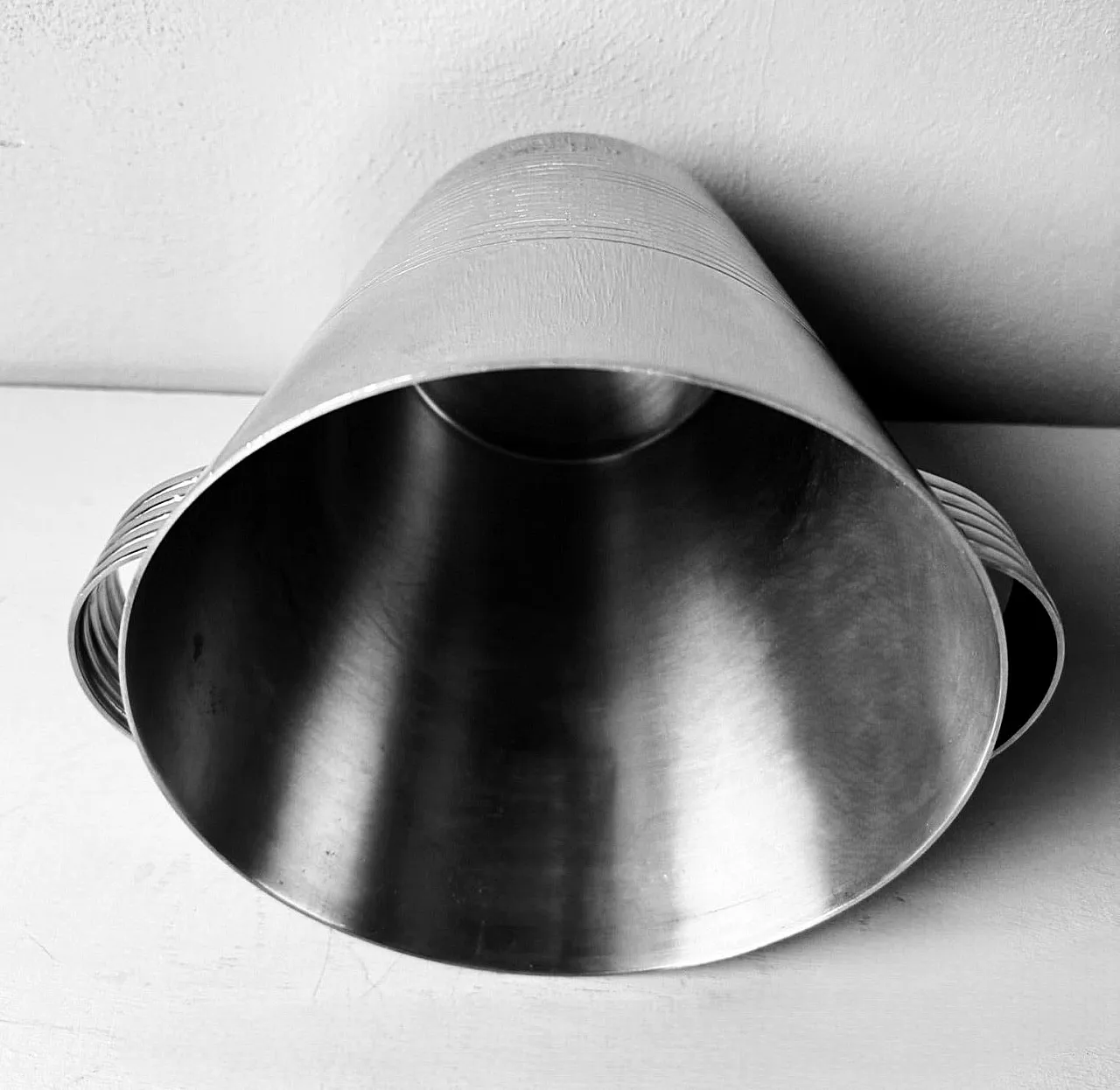 Stainless steel champagne bucket, 1950s 10