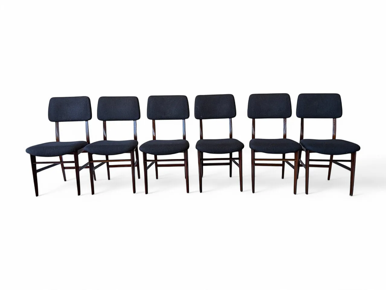 6 Dining chairs attributed to Edmondo Palutari for Dassi, 1960s 1