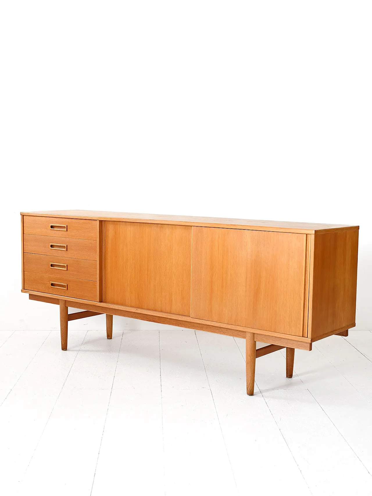 Swedish sideboard in oak, anni '60 6