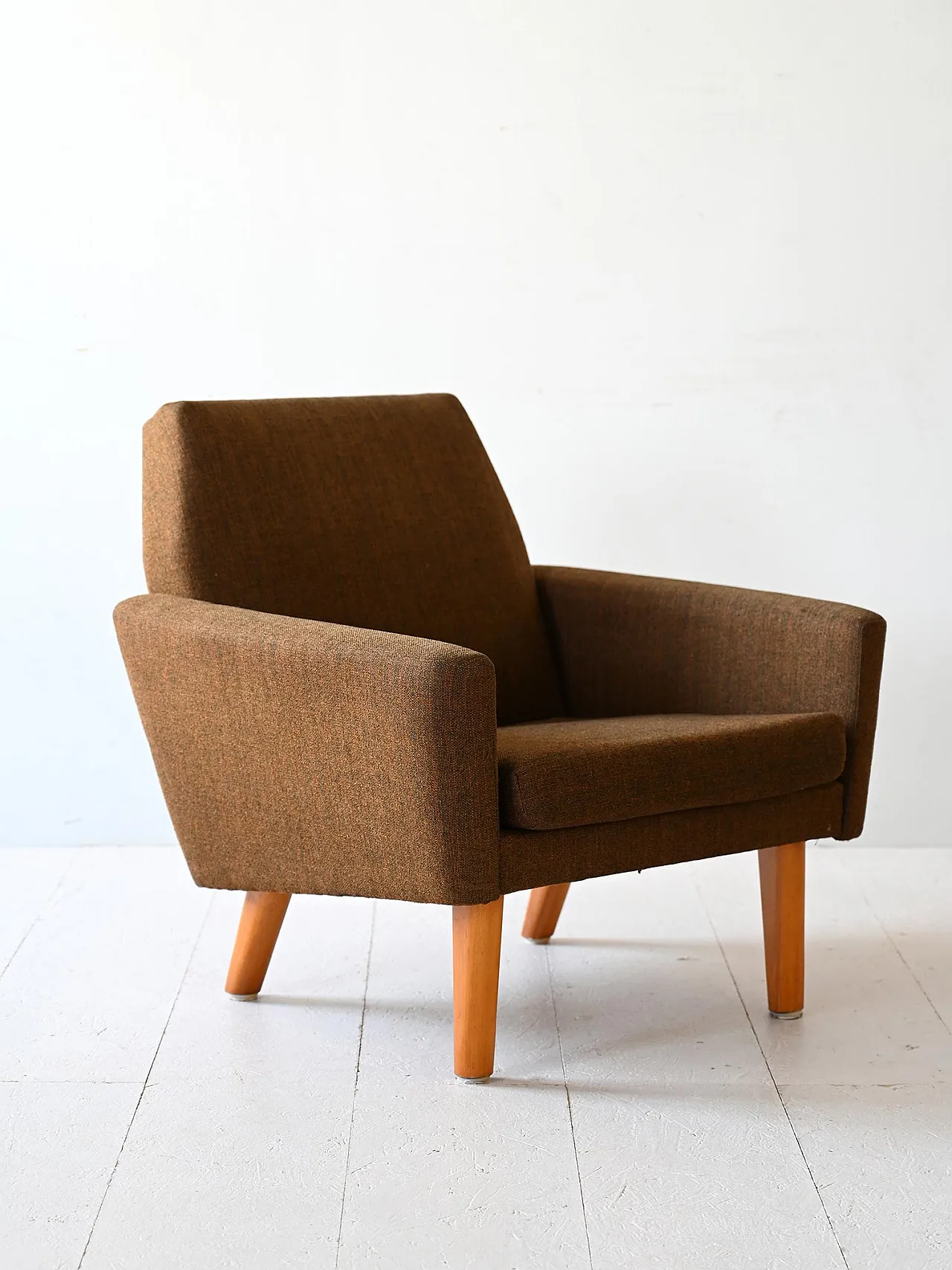 60s armchair with original fabric 1