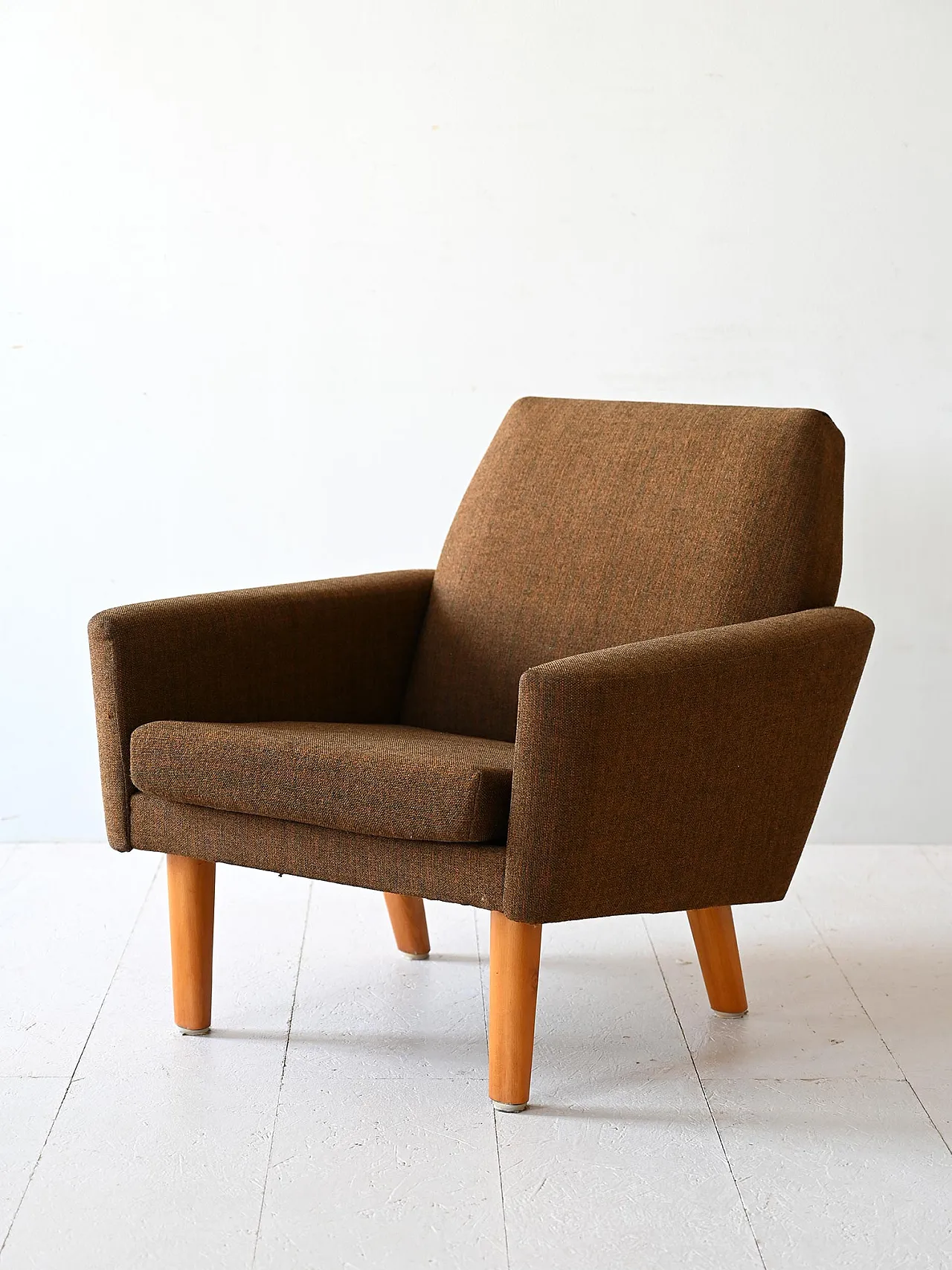 60s armchair with original fabric 2