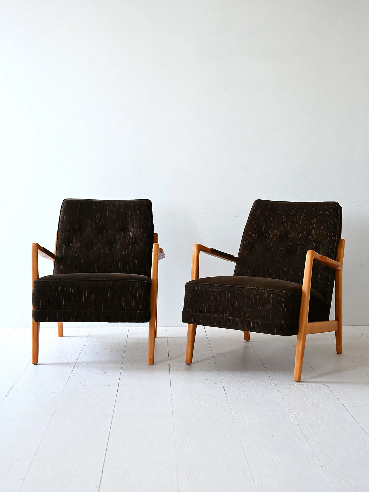 Pair of Swedish armchairs by Folke Ohlsson 1