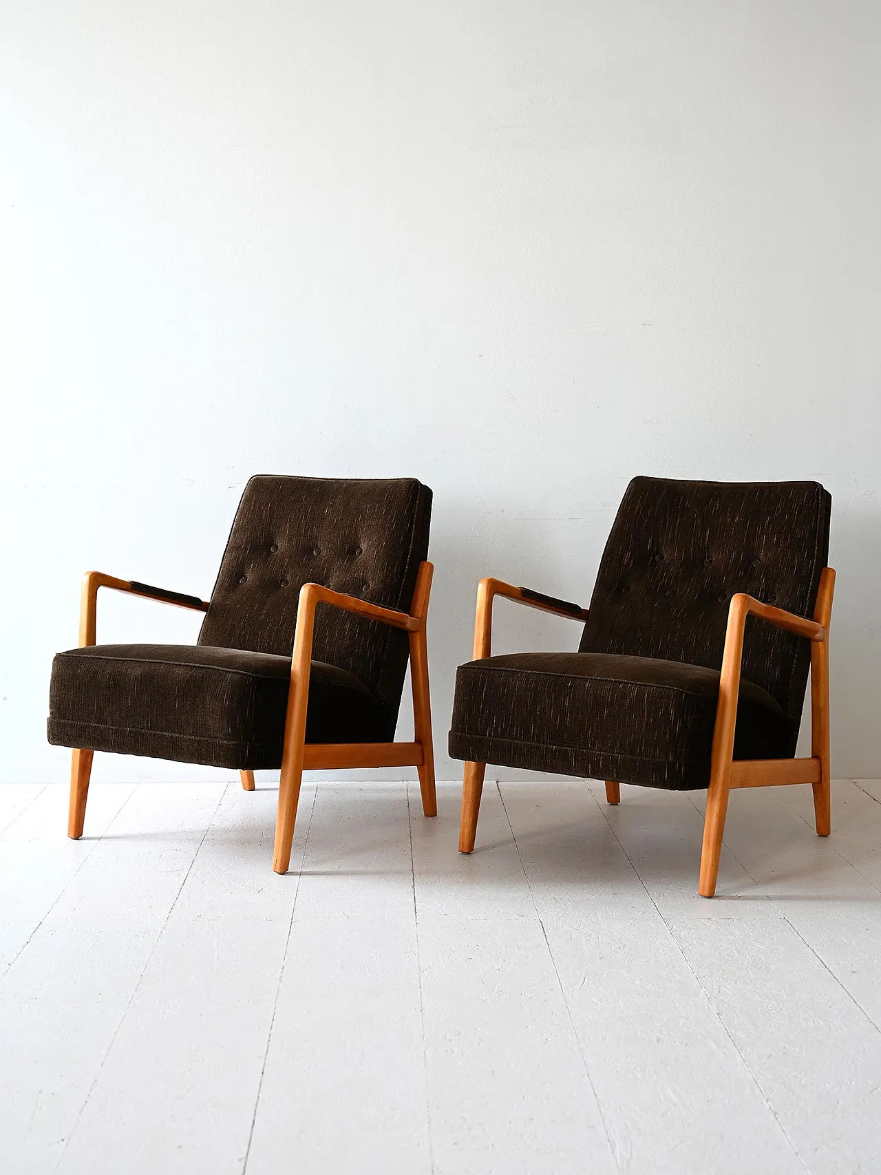 Pair of Swedish armchairs by Folke Ohlsson 2