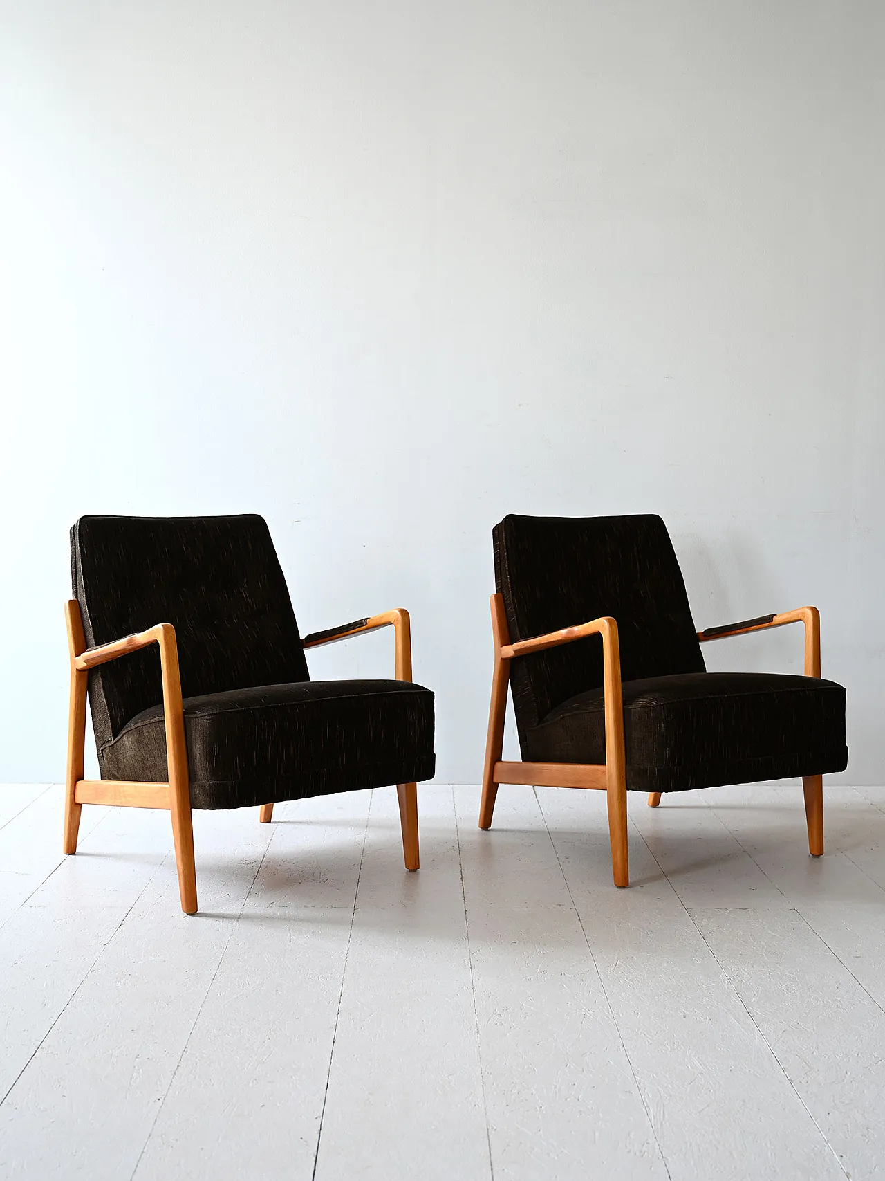 Pair of Swedish armchairs by Folke Ohlsson 3