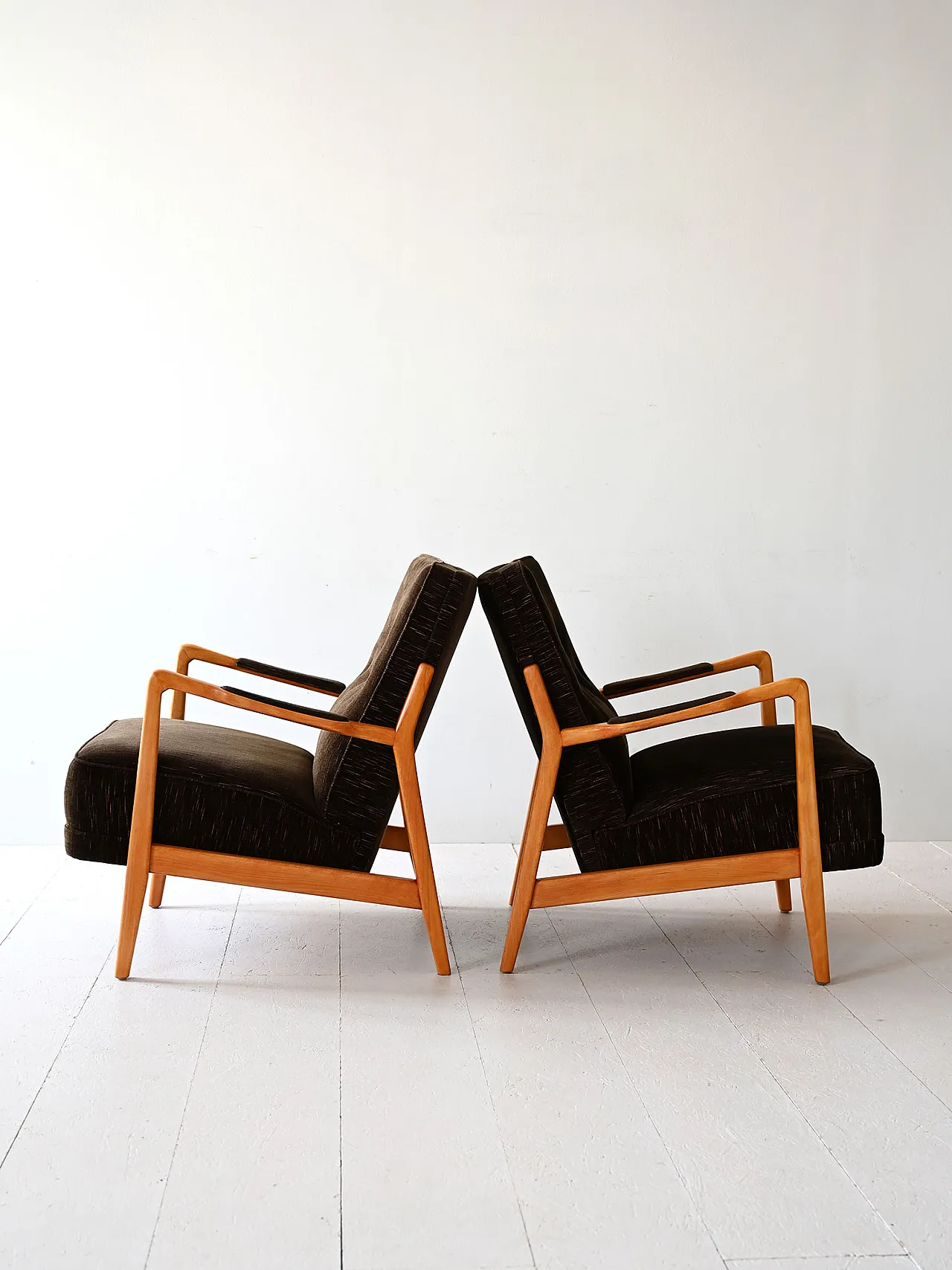 Pair of Swedish armchairs by Folke Ohlsson 4