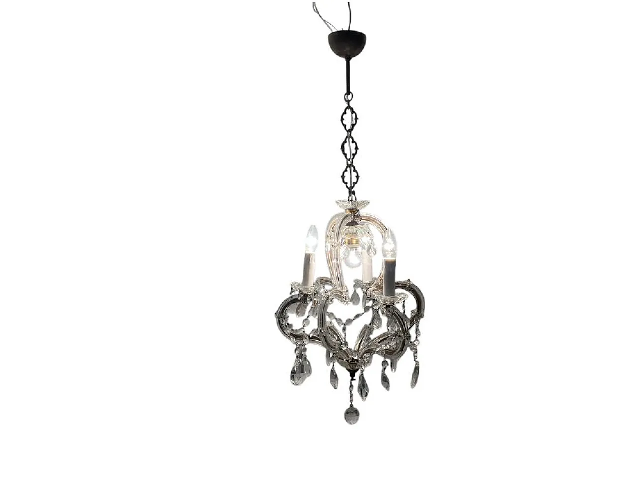 Crystal Maria Teresa Chandelier, 1950s 1