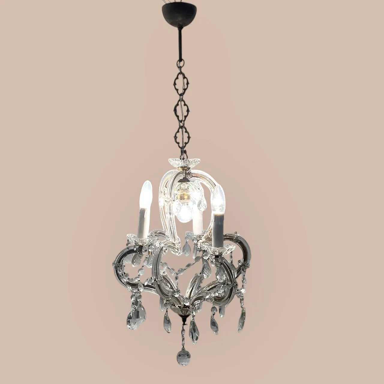 Crystal Maria Teresa Chandelier, 1950s 2