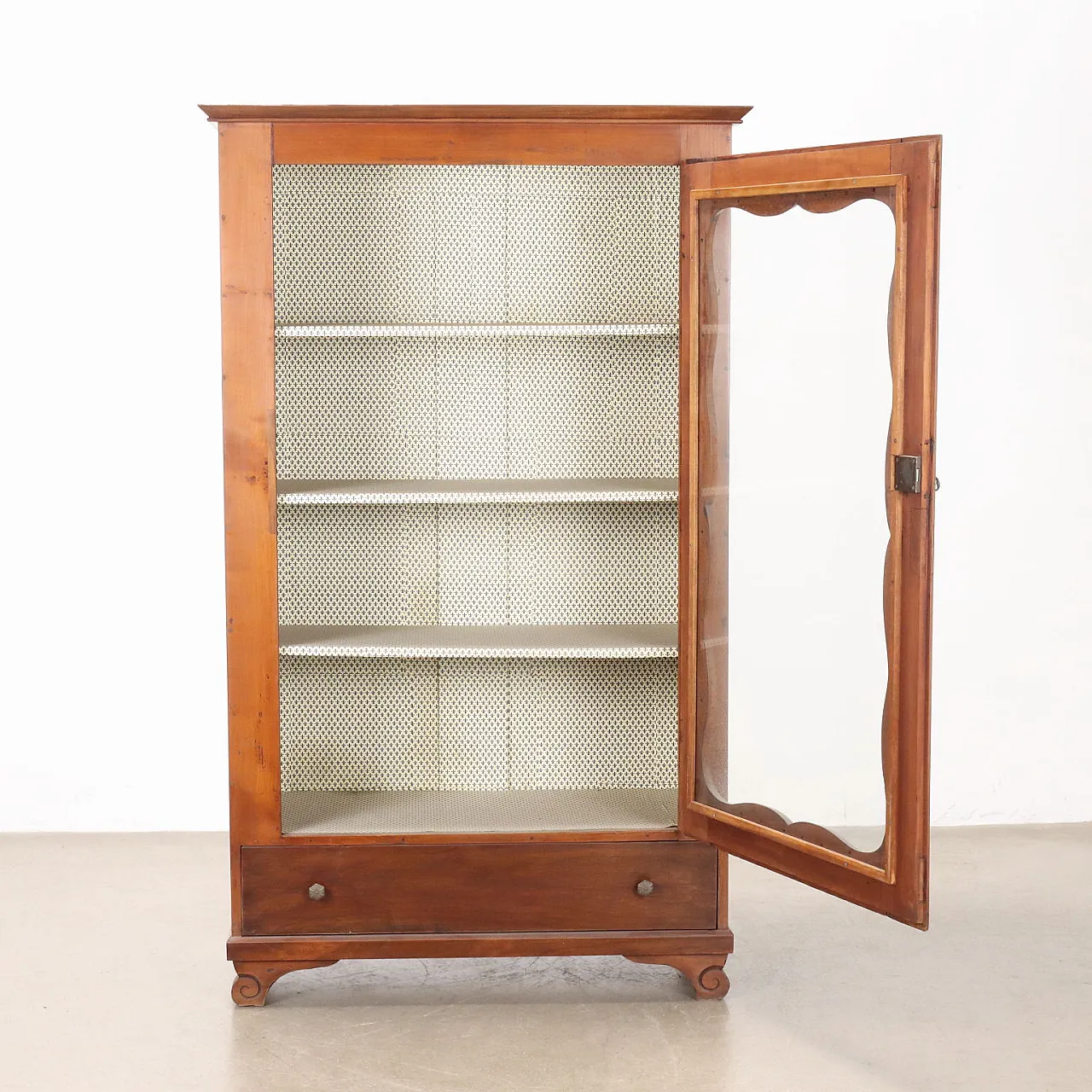 Biedermeier Style Showcase in walnut Austria, 19th century 3