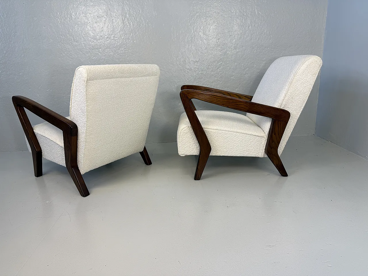 Pair of armchairs by Giò Ponti, 50s 3