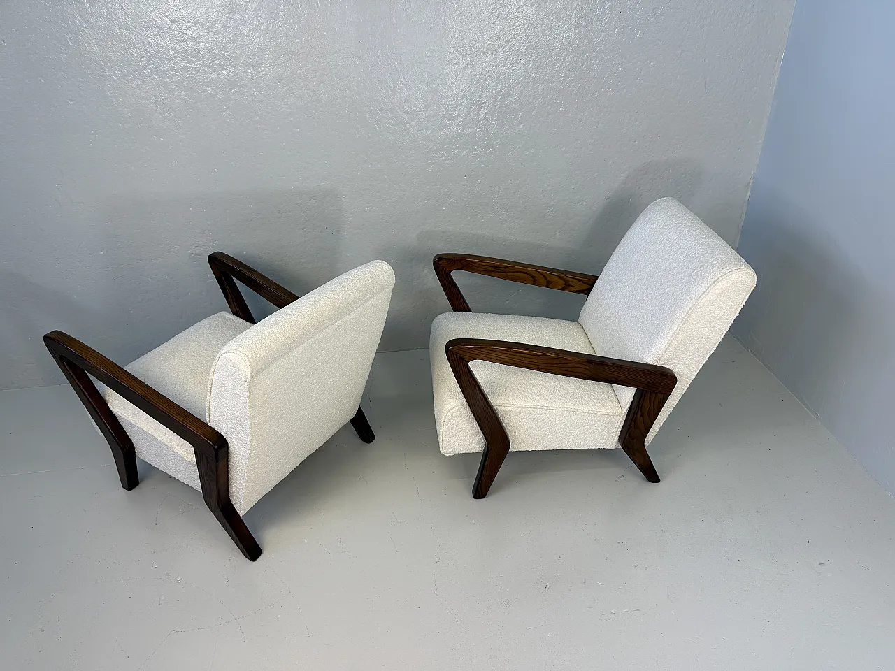 Pair of armchairs by Giò Ponti, 50s 4