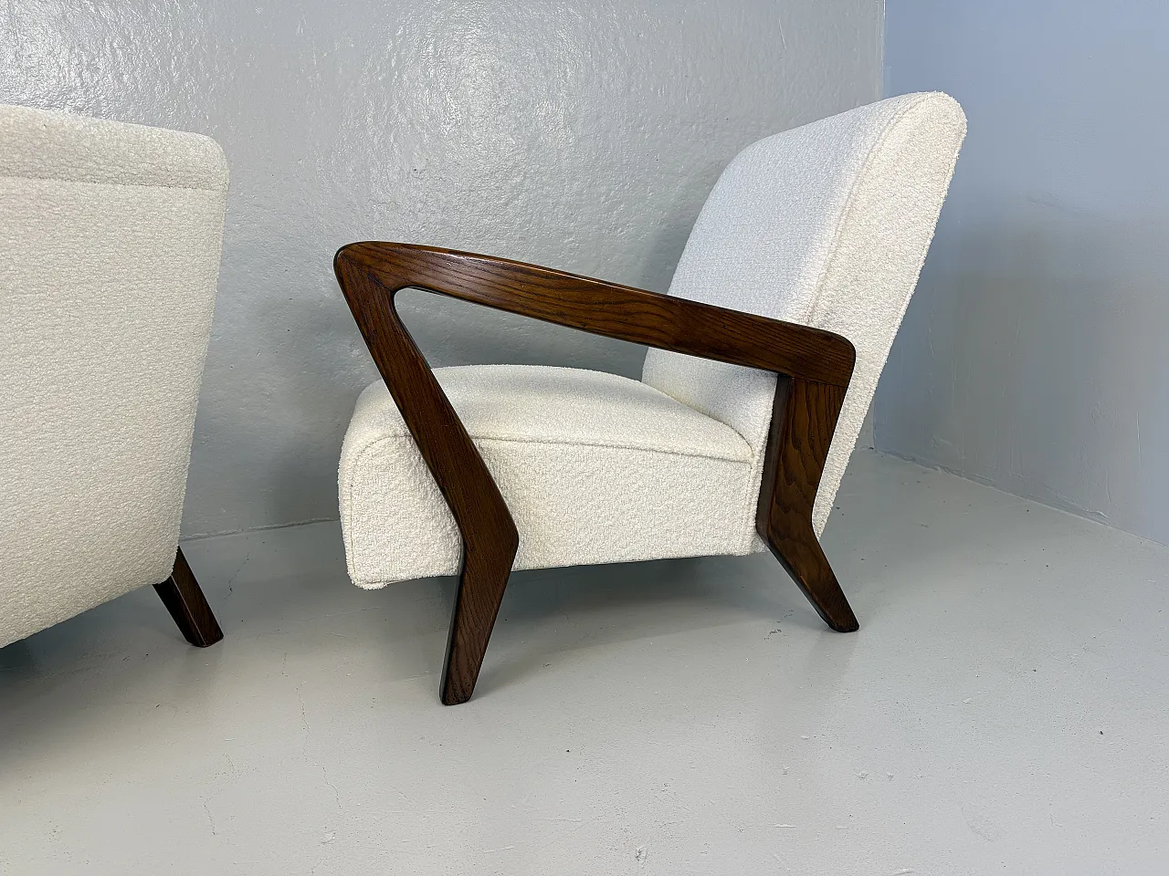 Pair of armchairs by Giò Ponti, 50s 5