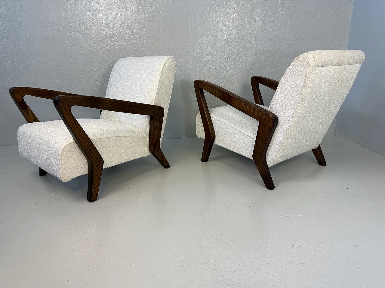 Pair of armchairs by Giò Ponti, 50s 6