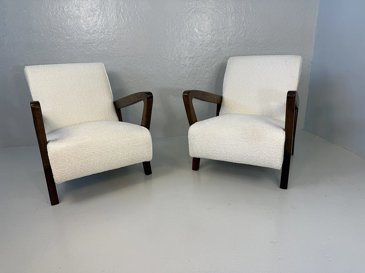 Pair of armchairs by Giò Ponti, 50s 7