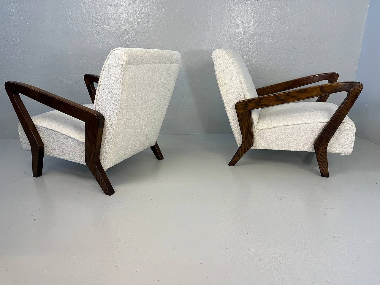 Pair of armchairs by Giò Ponti, 50s 10