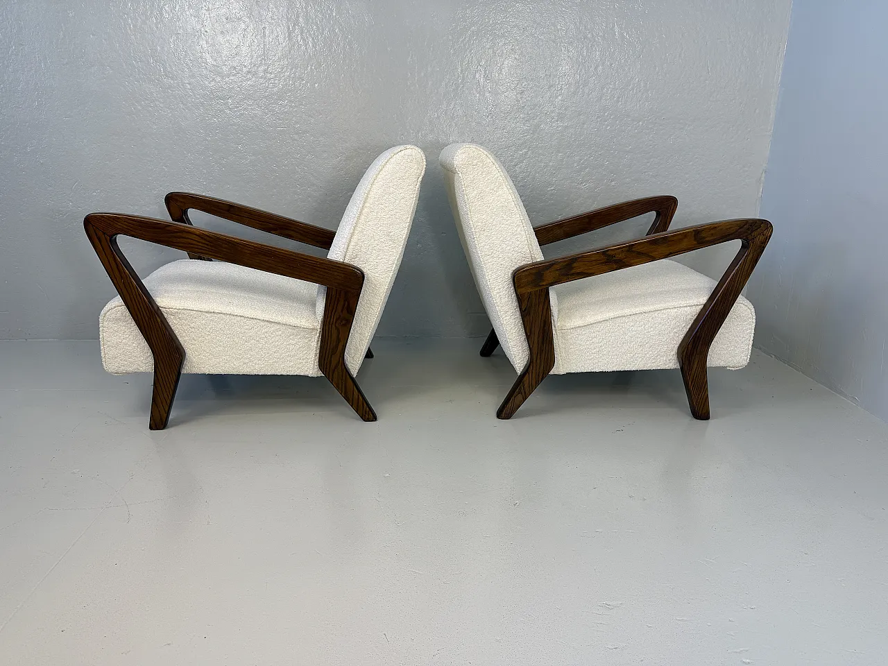 Pair of armchairs by Giò Ponti, 50s 14