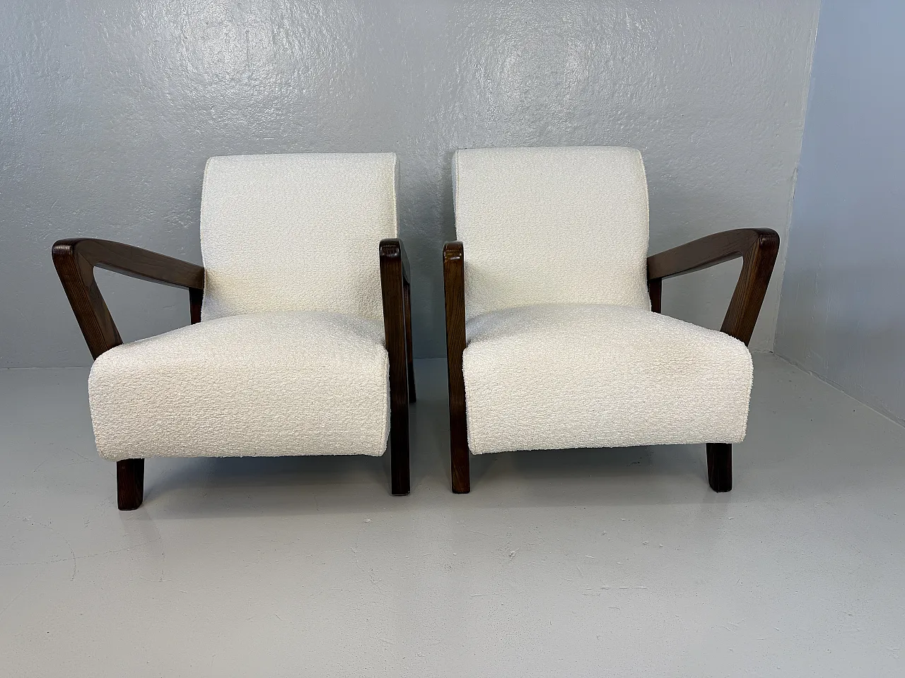 Pair of armchairs by Giò Ponti, 50s 15