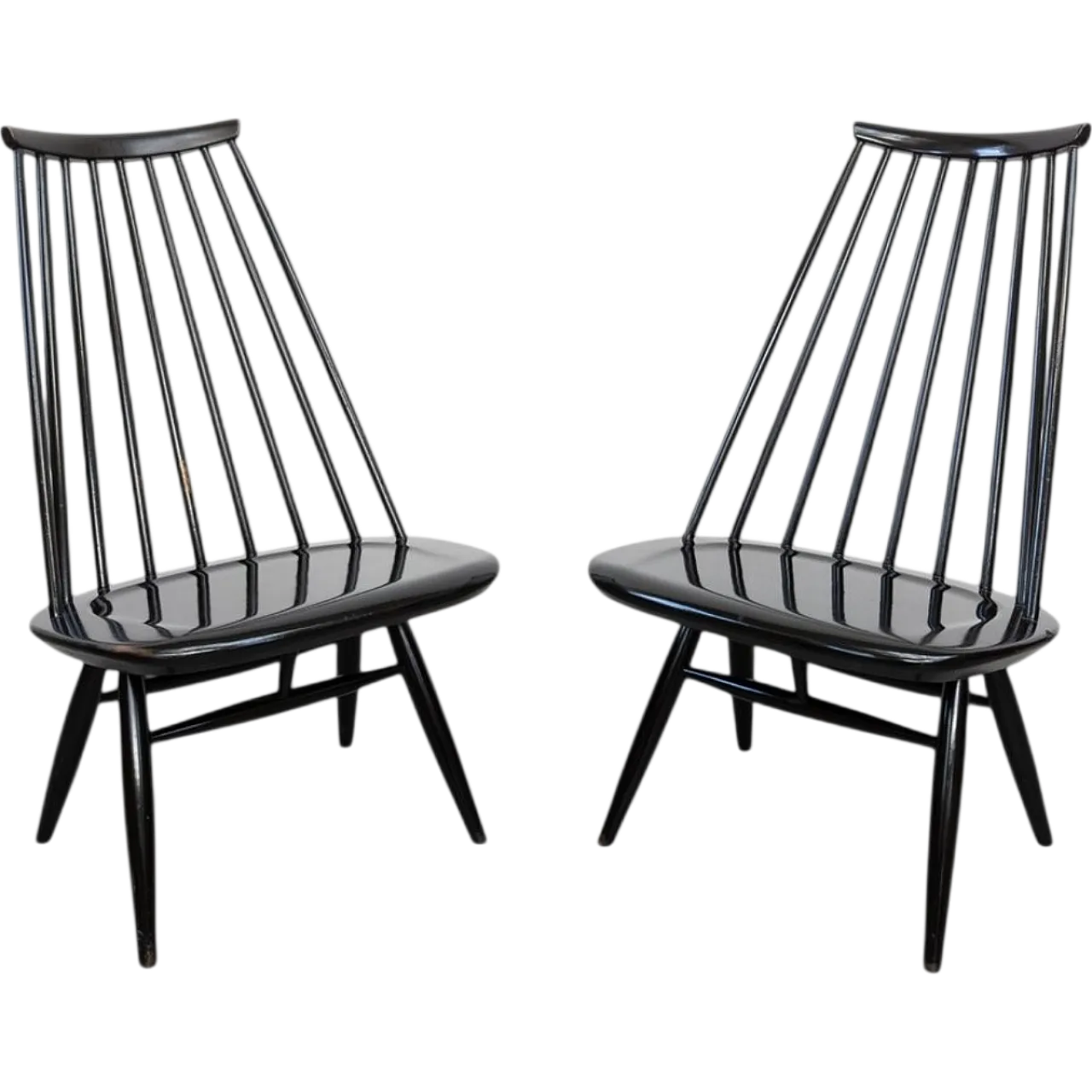 Pair of armchairs by Ilmari Tapiovaara for Asko, 1950s 17