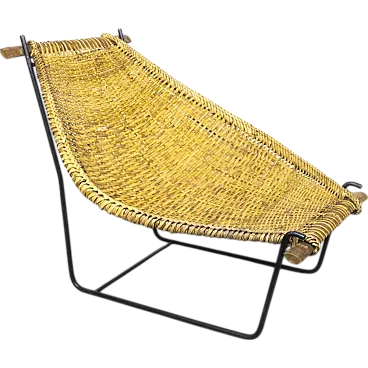 Mid-Century Duyan lounge chair by John Risley for Ficks Reed, 1950s