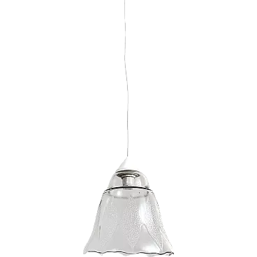 Flower-shaped pendant lamp, Narva Leuchen, 1970s