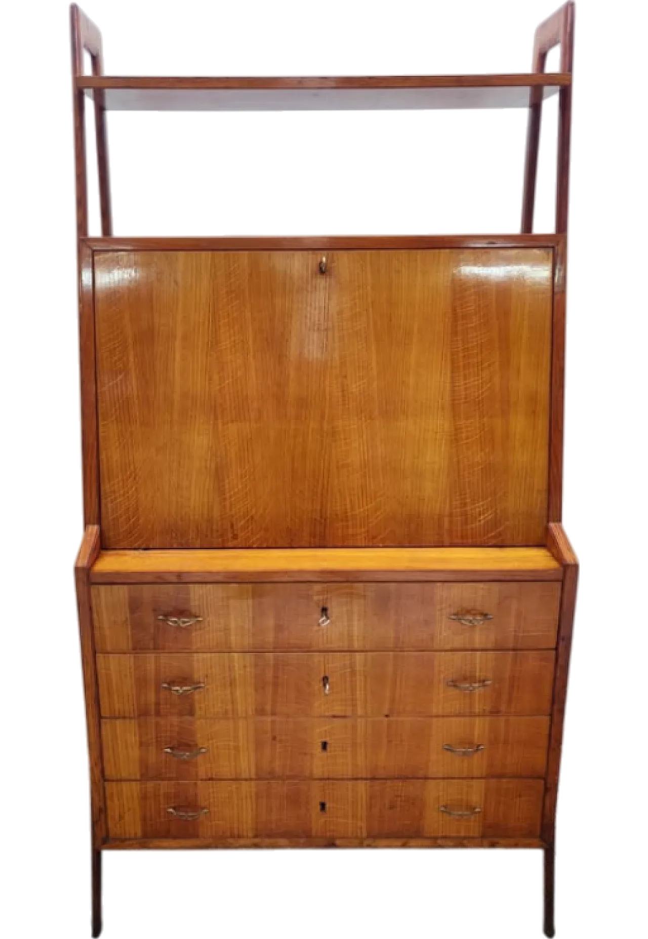 Chest of drawers with oak desk, 1950s 6