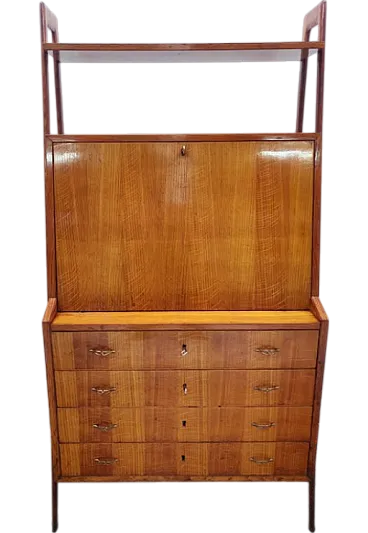 Chest of drawers with oak desk, 1950s