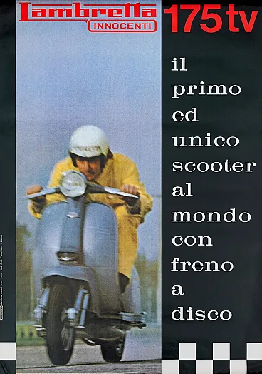 Anonymous, 1970s - LAMBRETTA INNOCENTI 175 TV - Original Vintage Posters