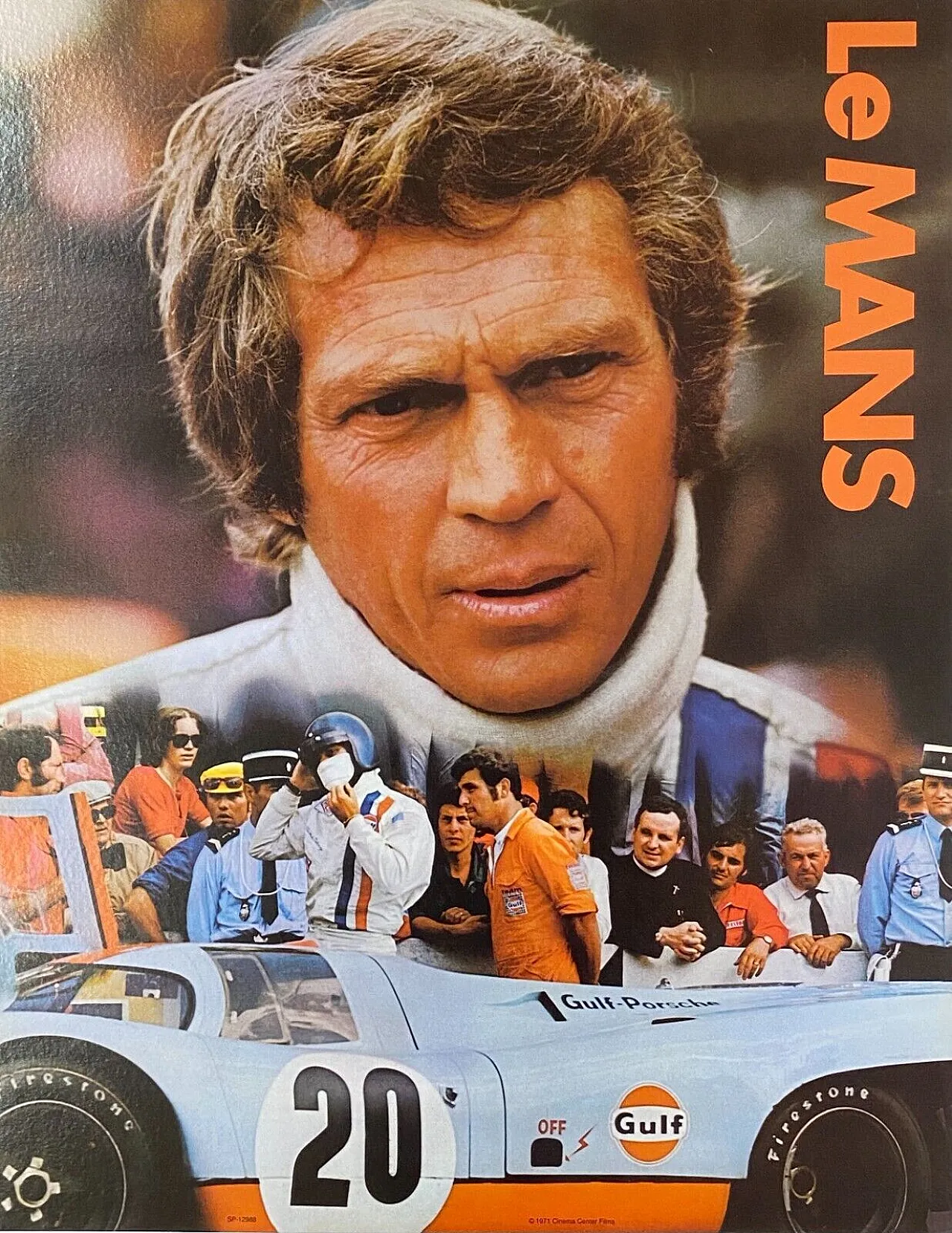 Anonymous, 1971 - LE MANS, Steve McQueen - Original Linen Backed Poster 1