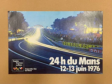 Anonymous, 1976 - 24H DU MANS - Original Vintage Offset Printed Posters