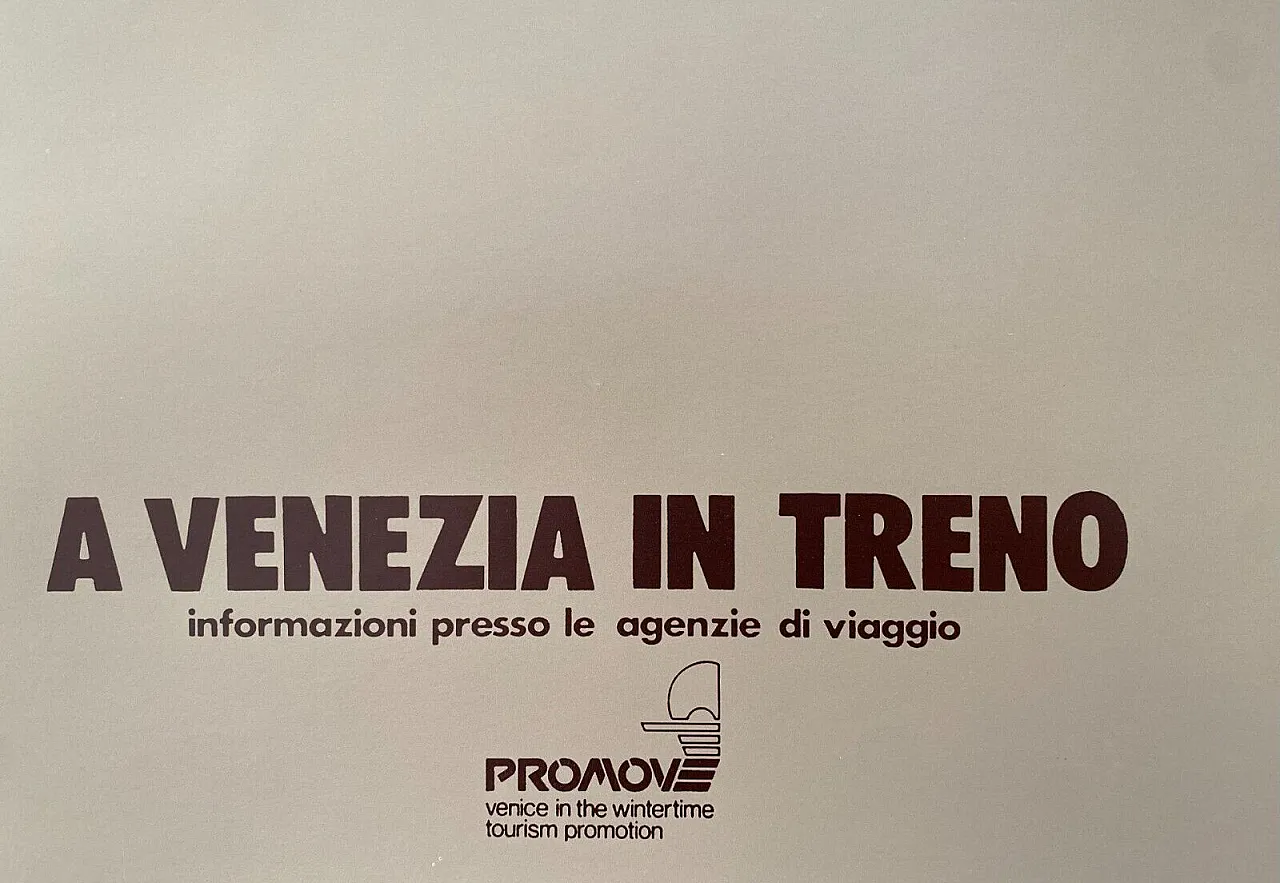 Anonymous, 1990s - SCOPRI VENICE - Original advertising poster AC cm 98 x 68 7