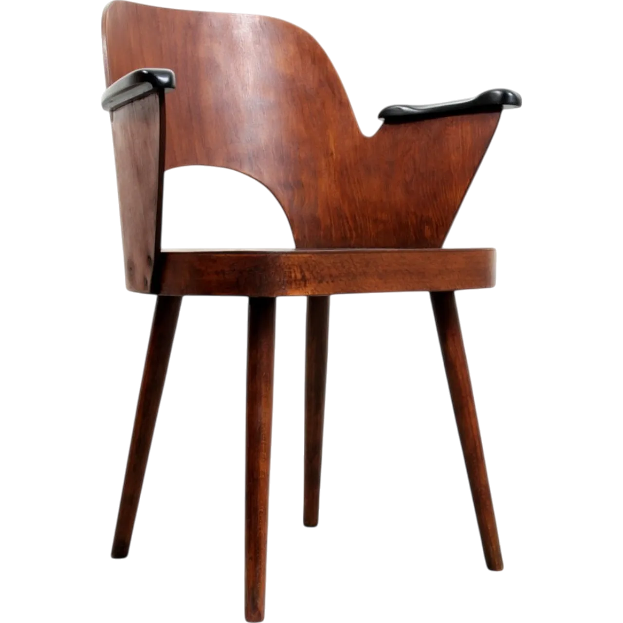 Mid-Century No.515 armchair by Oswald Haerdtl for Thonet/Ton, 1950s 7