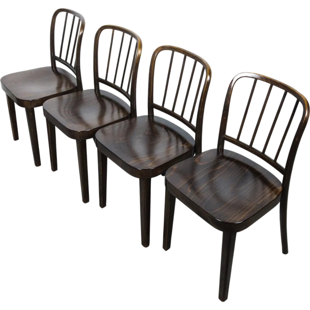 4 A 811/4 Chairs by Josef Hoffmann, 1930s 19