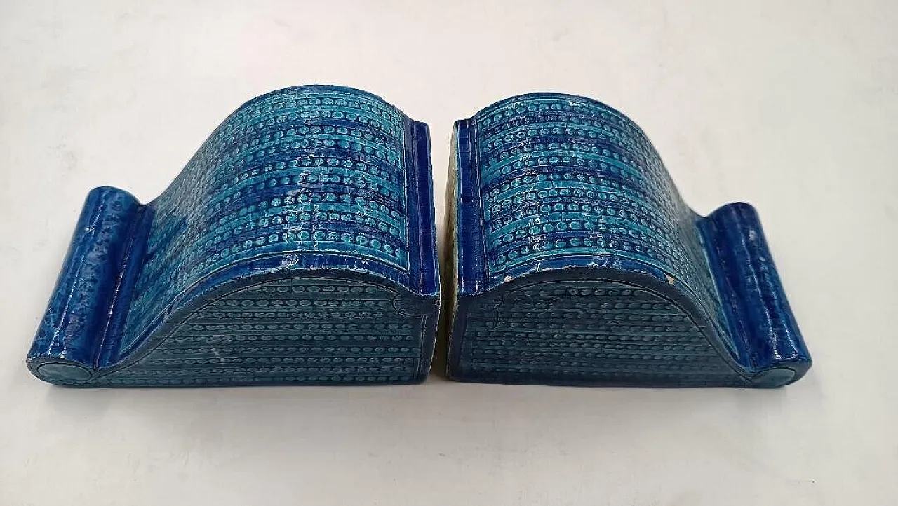 Bitossi Londi ceramic bookends, 1970s 3