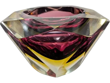 Submerged Murano glass ashtray, 1970s