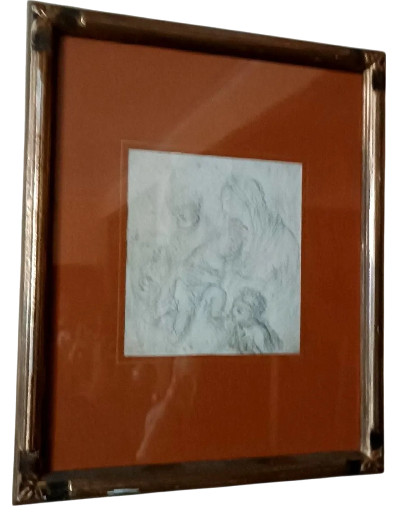 Holy Family, pencil drawing study, 18th century 6