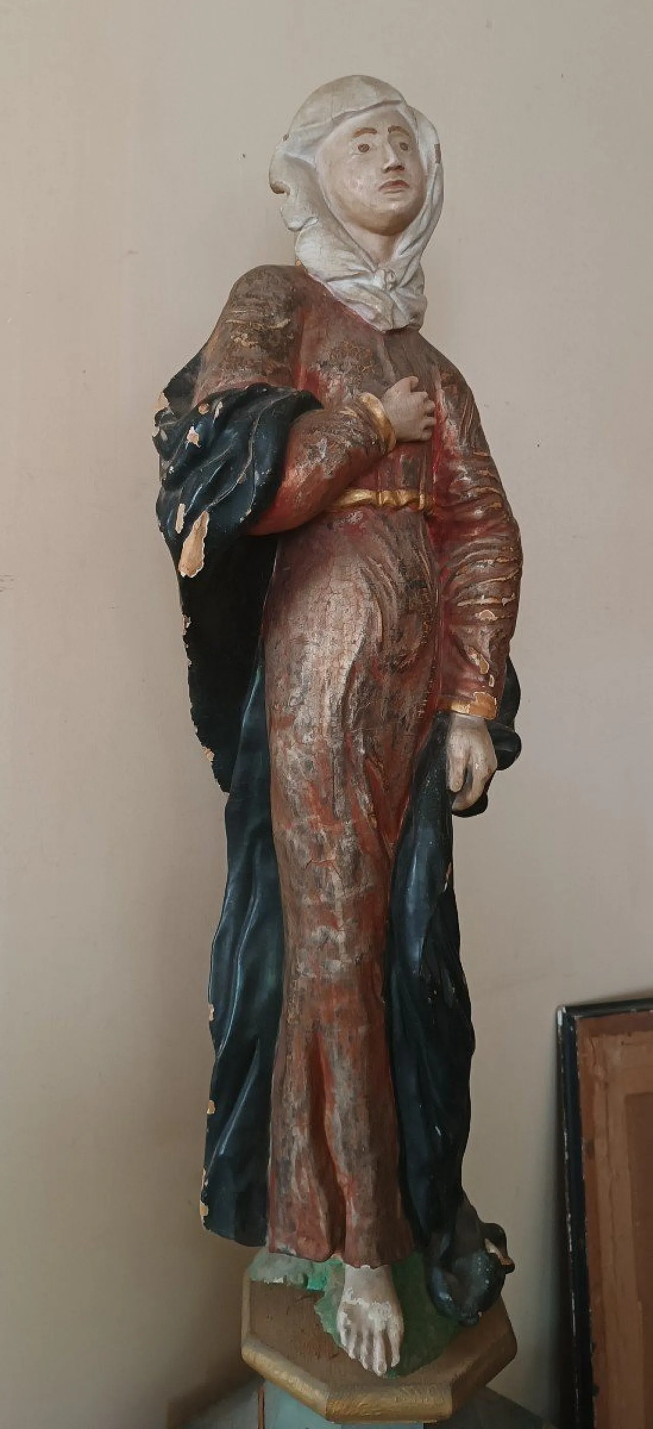 Polychrome wood sculpture, 17th century 1