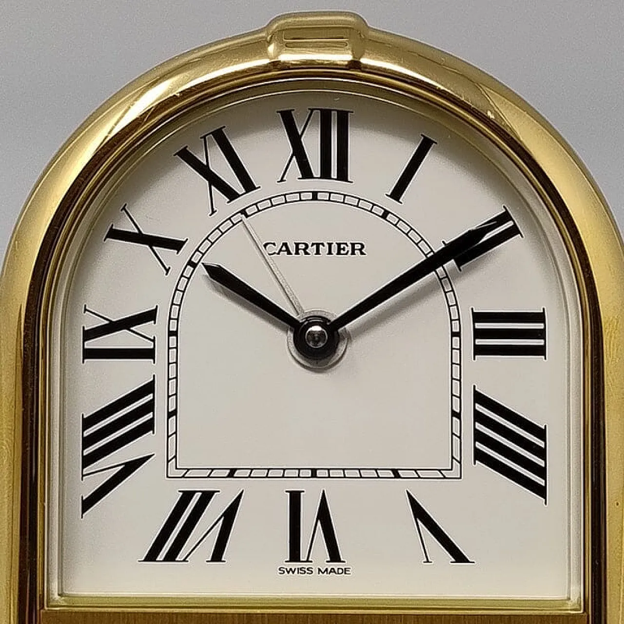 Cartier Romano Alarm Clock Penduclette, 80s 3