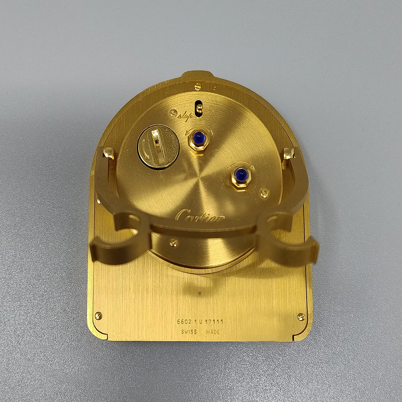 Cartier Romano Alarm Clock Penduclette, 80s 6