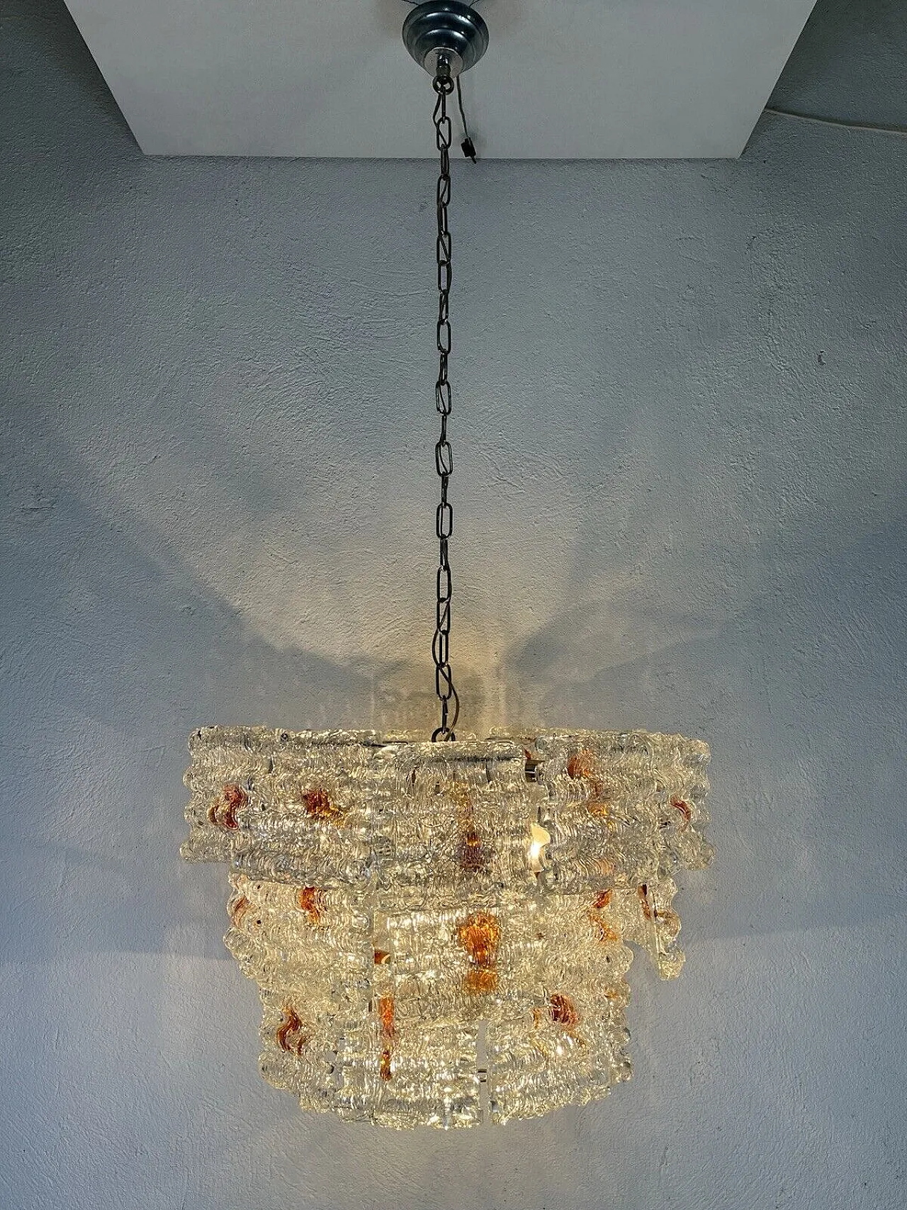 Murano glass chandelier by Toni Zuccheri, 1960s 1