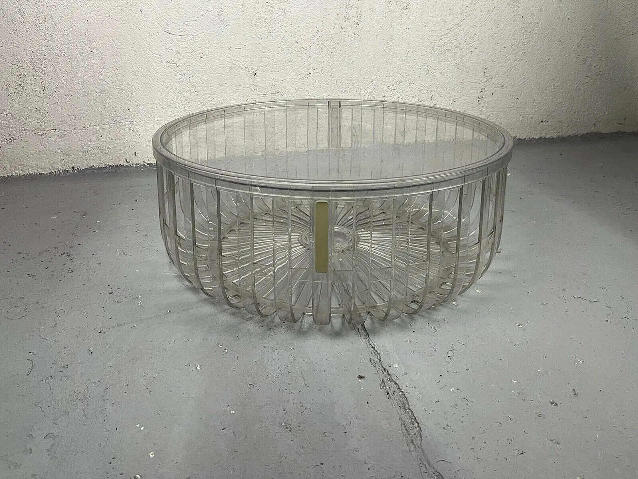 Magazine rack table by Panier Kartell, 1990s 2